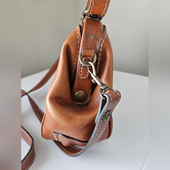 Patricia Nash Leather Gracchi Satchel - Picture 4 of 12